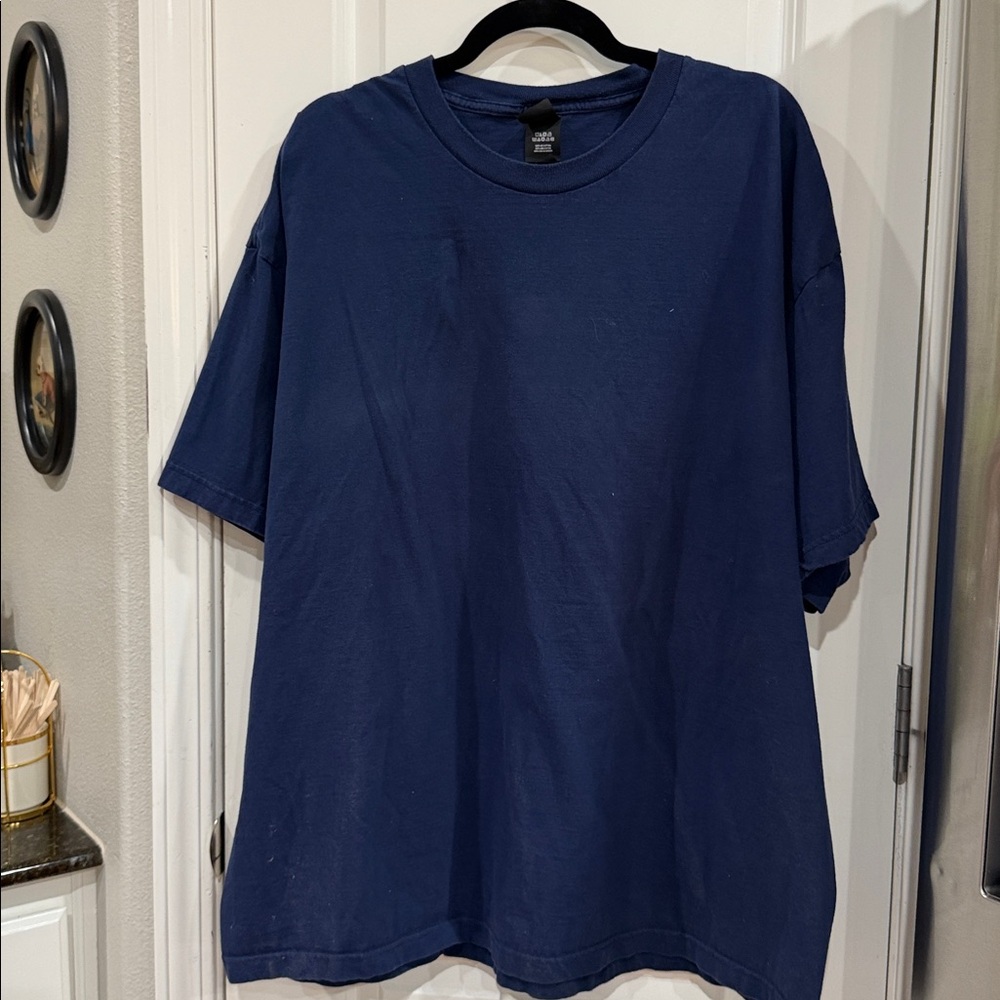 Hanes Blue Men's Beefy T-Shirt 3XL